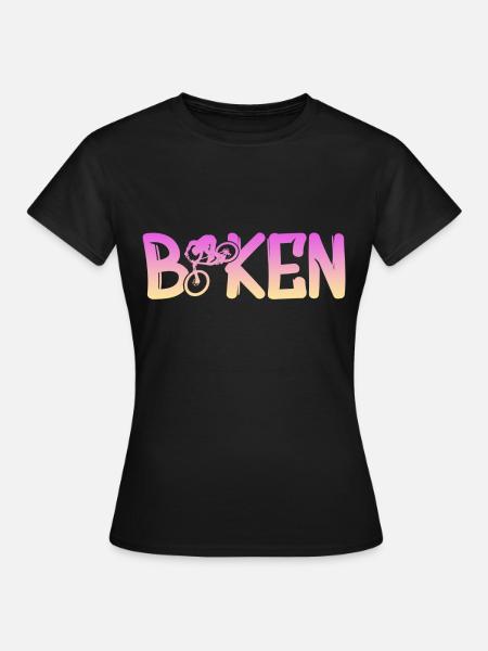 Biken - Frauen T-Shirt - Schwarz