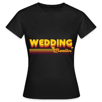 cooles Wedding Berliner Stadtteil Design - Frauen T-Shirt - Schwarz - Vorne - AI Model Female 172 dark (172cm)