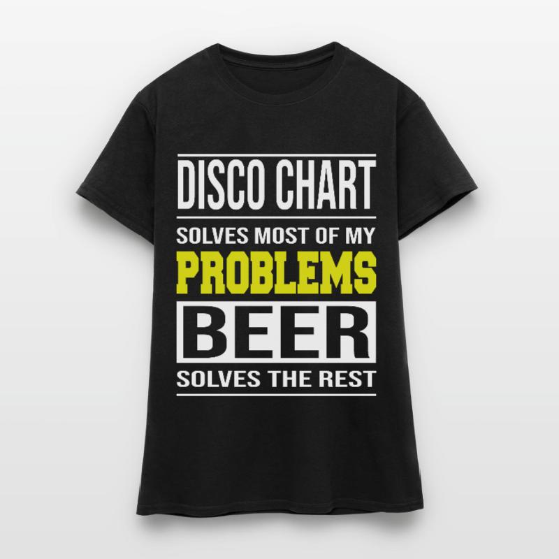 Disco Chart résout les problèmes de conception, Beer le reste T-shirt Femme