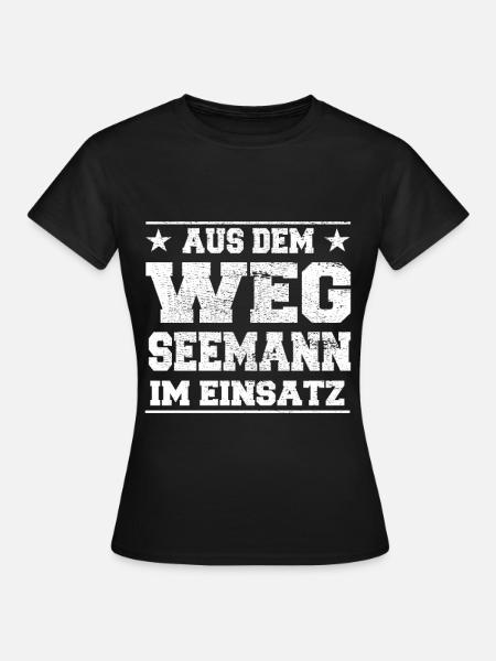 Aus dem Weg Tauchlehrer im Einsatz Design - Frauen T-Shirt - Schwarz