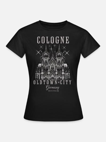 Cologne Köln kölle Germany Deutschland - Frauen T-Shirt - Schwarz