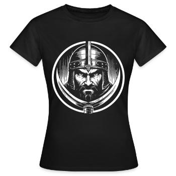 Design cool du sultan Saladin pour le fan d’histoire - T-shirt Femme - noir - Devant - AI Model Female 172 dark (172cm)