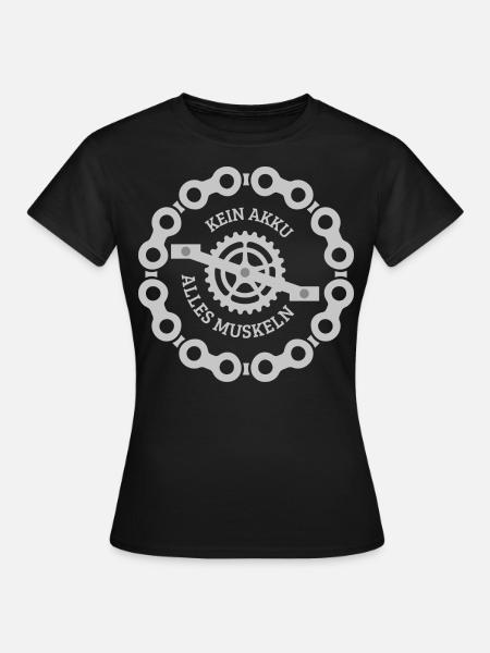 Radfahrer - Frauen T-Shirt - Schwarz