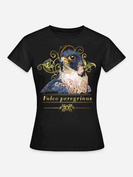 Wanderfalke - Frauen T-Shirt - Schwarz