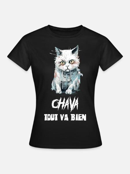 Chava (Chava) - Frauen T-Shirt - Schwarz