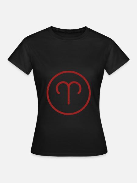 Sternzeichen Widder - Frauen T-Shirt - Schwarz
