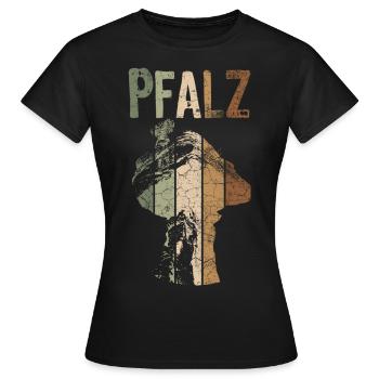 Pfalz Teufelstisch Palatinate Forest funny gift - Women's T-Shirt - black - Front - AI Model Female 172 dark (172cm)