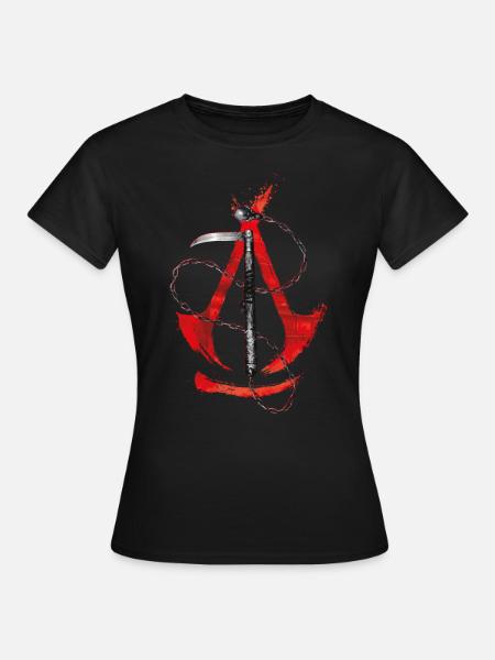Assassin's Creed Shadows Logo Rouge - T-shirt Femme - noir