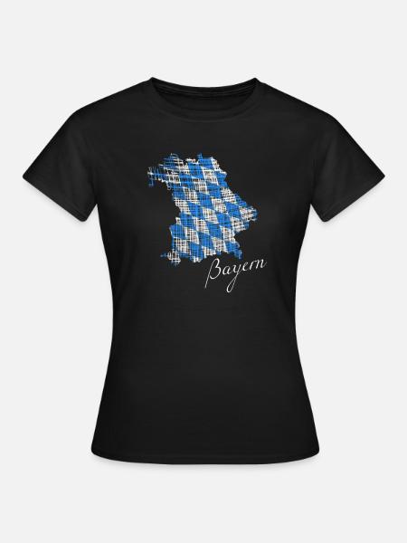 Bayern - Frauen T-Shirt - Schwarz