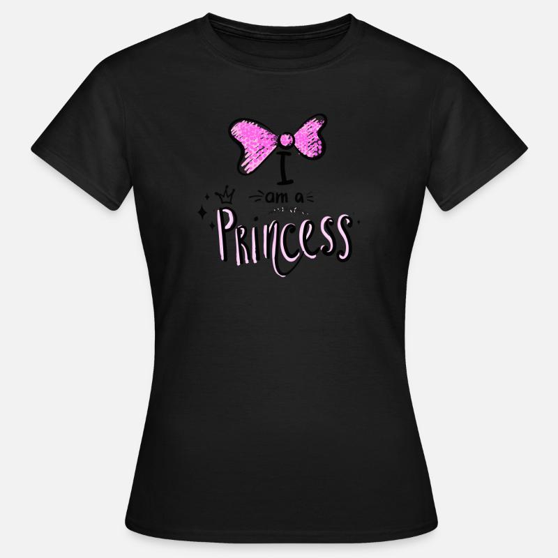 I am a princess - Women's T-Shirt - black
