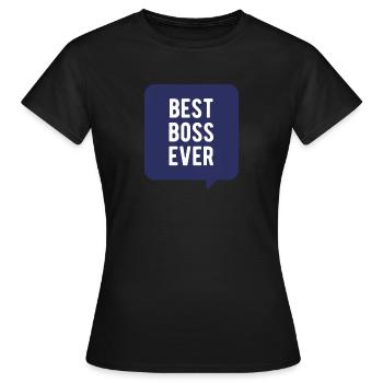 Meilleur patron jamais - T-shirt Femme - noir - Devant - AI Model Female 172 dark (172cm)