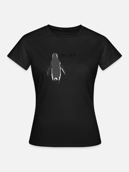 Je suis parti! - T-shirt Femme - noir