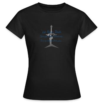 Knights Radiant - Frauen T-Shirt - Schwarz - Vorne - AI Model Female 172 dark (172cm)