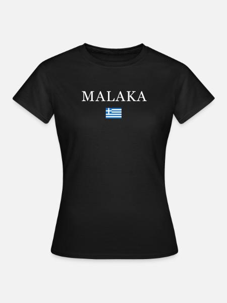 Malaka Greece Greek Greek Proud Greek - Women's T-Shirt - black