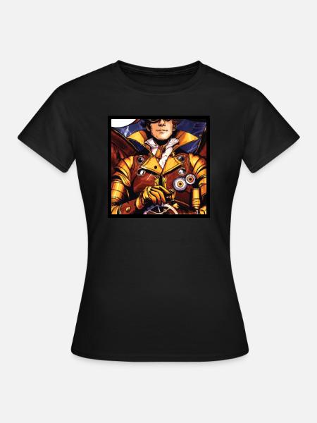 der Steuermann des Zeppelins - Frauen T-Shirt - Schwarz