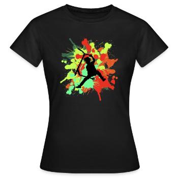 Freestyle Scooter - Frauen T-Shirt - Schwarz - Vorne - AI Model Female 172 dark (172cm)