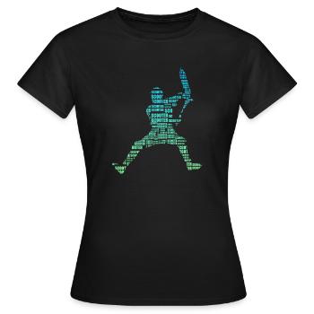 trottinette freestyle - T-shirt Femme - noir - Devant - AI Model Female 172 dark (172cm)