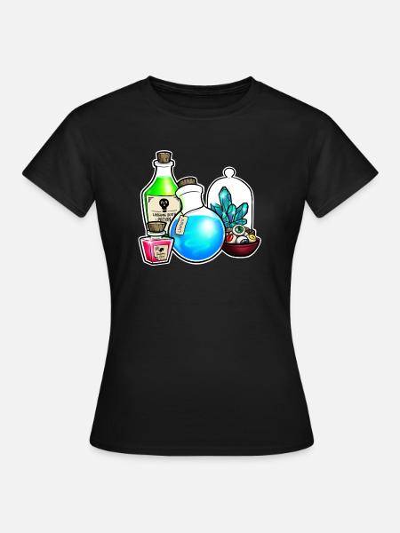 Witch's Kitchen - Frauen T-Shirt - Schwarz