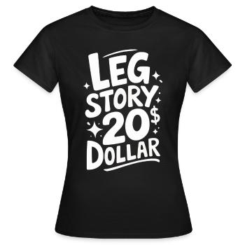 Invalidité due à l’amputation - T-shirt Femme - noir - Devant - AI Model Female 172 dark (172cm)
