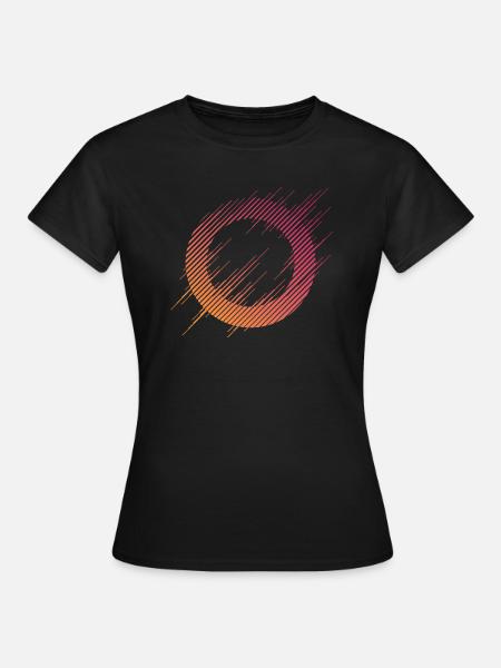 CIRCLINES - T-shirt Femme - noir