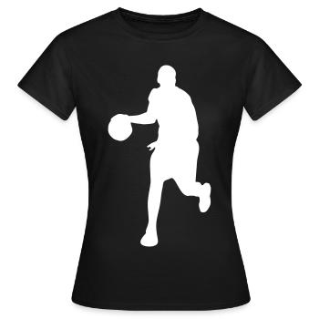 Streetball Moves - Frauen T-Shirt - Schwarz - Vorne - AI Model Female 172 dark (172cm)