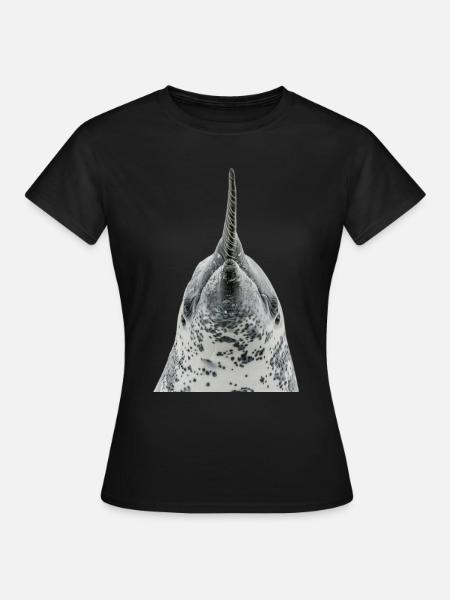 Narwal - Frauen T-Shirt - Schwarz