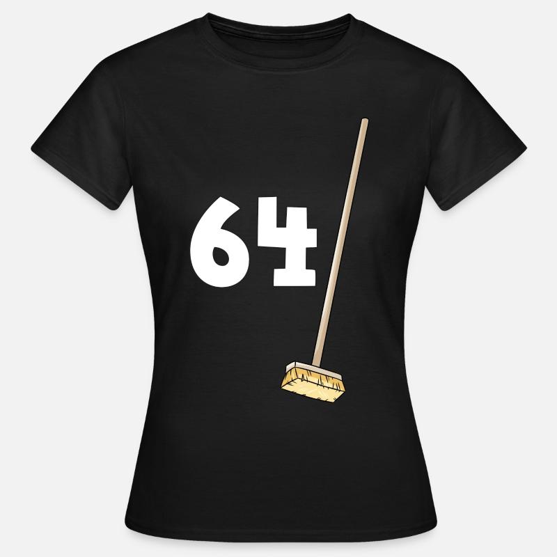 64 Jahre alt Geburtstag Geschenkidee Mama oder Papa - Frauen T-Shirt - Schwarz