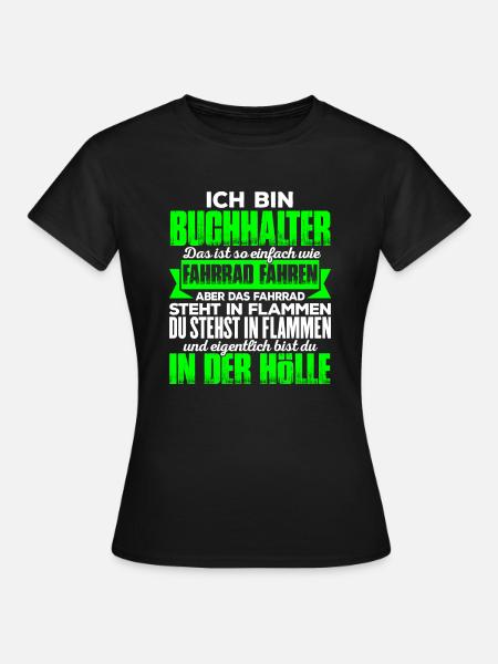 BUCHHALTER - Hölle - Frauen T-Shirt - Schwarz