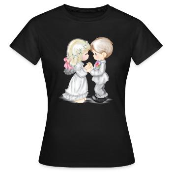 mariage - T-shirt Femme - noir - Devant - AI Model Female 172 dark (172cm)
