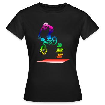 bmx - Frauen T-Shirt - Schwarz - Vorne - AI Model Female 172 dark (172cm)