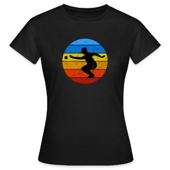 Boule Pétanque pétanque boule boule boule - T-shirt Femme - noir - Devant - AI Model Female 172 dark (172cm)
