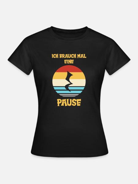 Musik Musiker Ich brauch mal eine Pause - Frauen T-Shirt - Schwarz