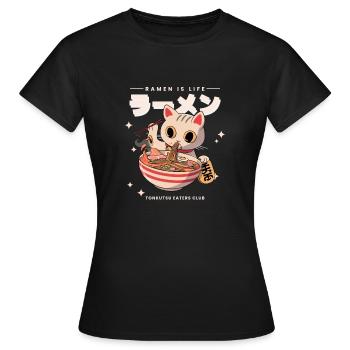 Ramen Japan Anime - Frauen T-Shirt - Schwarz - Vorne - AI Model Female 172 dark (172cm)