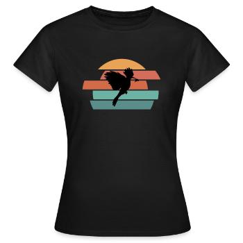 Protection de la nature - T-shirt Femme - noir - Devant - AI Model Female 172 dark (172cm)