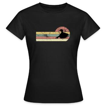 Protection de la nature - T-shirt Femme - noir - Devant - AI Model Female 172 dark (172cm)