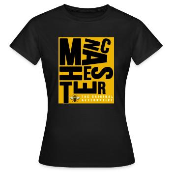 Manchester - Women's T-Shirt - black - Front - AI Model Female 172 dark (172cm)