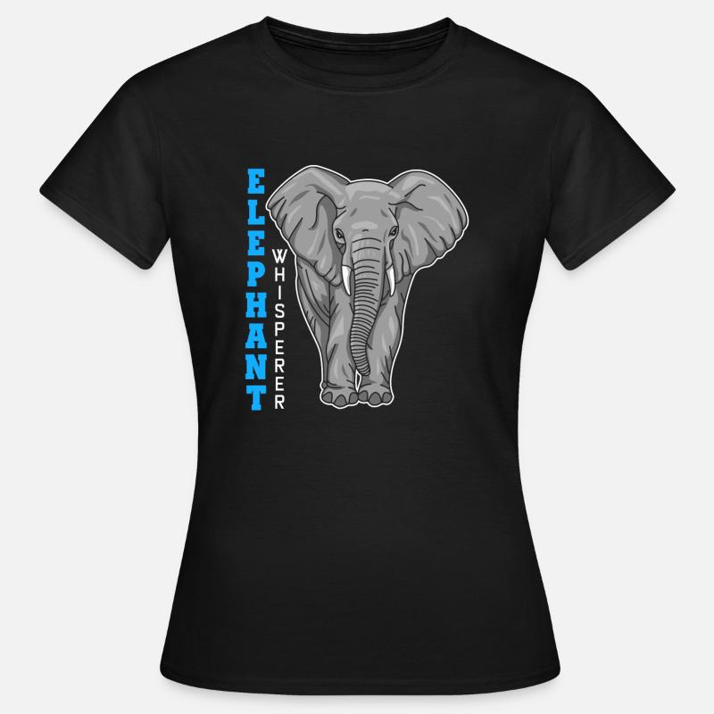 Elephant Elephant Whisperer - Women's T-Shirt - black