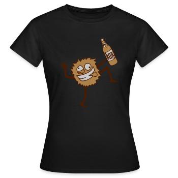 Party Bier Monster - Frauen T-Shirt - Schwarz - Vorne - AI Model Female 172 dark (172cm)
