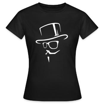 Anonymous - Women's T-Shirt - black - Front - AI Model Female 172 dark (172cm)