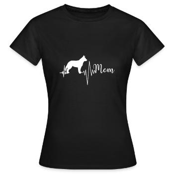 Australian Cattle Dog - Frauen T-Shirt - Schwarz - Vorne - AI Model Female 172 dark (172cm)