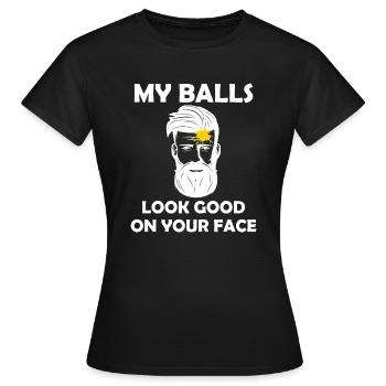 Paintball Airsoft - Frauen T-Shirt - Schwarz - Vorne - AI Model Female 172 dark (172cm)