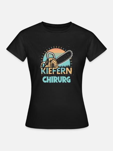 Kiefernchirurg - Frauen T-Shirt - Schwarz
