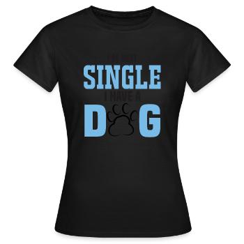PawPrint Couture - Frauen T-Shirt - Schwarz - Vorne - AI Model Female 172 dark (172cm)