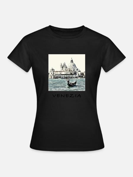 Venezia - Frauen T-Shirt - Schwarz