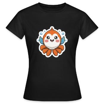 Clownfish Lover - Women's T-Shirt - black - Front - AI Model Female 172 dark (172cm)