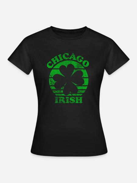 chicago irish - Frauen T-Shirt - Schwarz