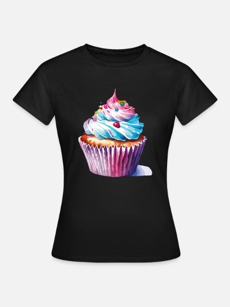 cupcake 2 2 - Frauen T-Shirt - Schwarz