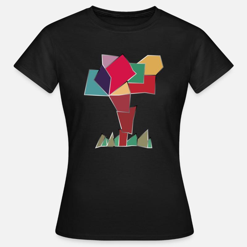 Happy tree - Women's T-Shirt - black