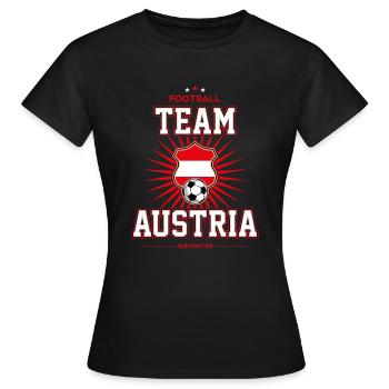 Autriche - T-shirt Femme - noir - Devant - AI Model Female 172 dark (172cm)