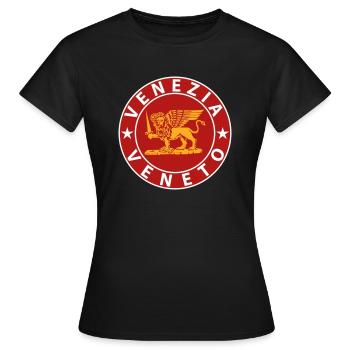 Venise - T-shirt Femme - noir - Devant - AI Model Female 172 dark (172cm)